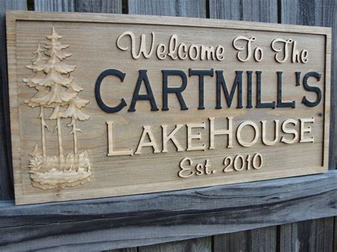 personalized lake house signs metal|personalized wooden lake house signs.